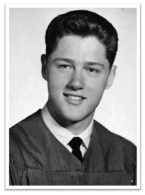 Bill Clinton college photo