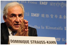 Dominique Straus, sitting leader of the International Monetary fund